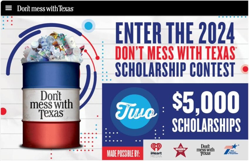 TxDOT scholarships form 20242025 application portal guidelines